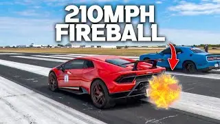 Lambo On Fire at 200mph, Crazy 2JZ Tacoma, & MORE! (Kansas 1/2 Mile)