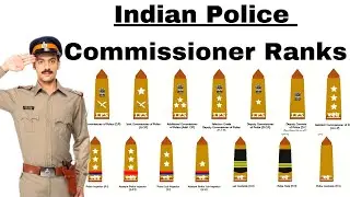 City Police Ranks(Commissioner Ranks)🔥। How To Recognise Indian Police Commissioner Ranks🔥। #police