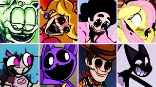 THE GREAT PUNISHMENT but Every Turn a Different Character Sings 🎤 ( FNF THE GREAT PUNISHMENT ) 🎶