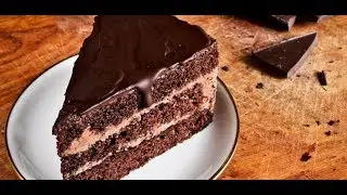 Торт ПРАГА на шифоновом бисквите. Рецепт ВКУСНЕЙШЕГО шоколадного торта. Простой и Быстрый торт