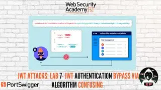 JSON Web Token Attacks: LAB #7  - JWT Authentication Bypass Via Algorithm Confusing
