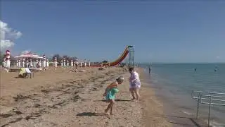 Керчь,отличная погода, пляж Нимфей, горпляж 10 09 24