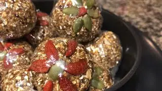 Fiber and Potassium Rich Granola Balls