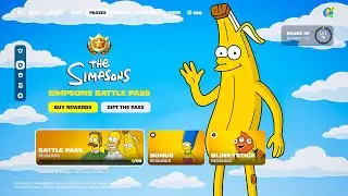 Fortnite Simpsons Battle Pass! (ALL REWARDS)