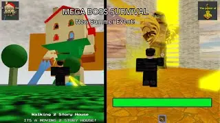 ( SUMMER 2024 EVENT ) Sun Potion + 2 Story House Jeager Showcase + Guide || Mega Boss Survival