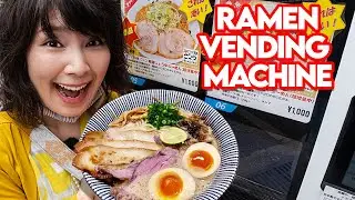 I tried Japan's RESTAURANT-QUALITY Ramen Vending Machine