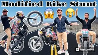 Modified Bike Stunt 😱🙏￼￼Splender|| Deep Modified || Deepanshu Chintu