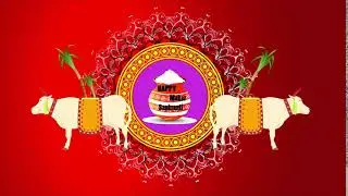 Pongal Wish Card - Cinema 4D / After Effects / CorelDraw / Adobe Illustrator