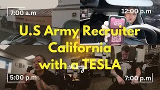U.S Army Recruiter Day in California | with a Tesla