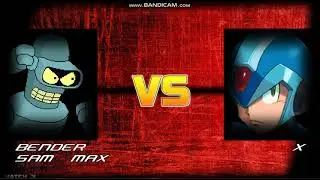 M.U.G.E.N. Bender with Sam & Max in arcade mode