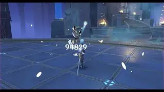 Eula Test Run Game Play - Genshin Impact