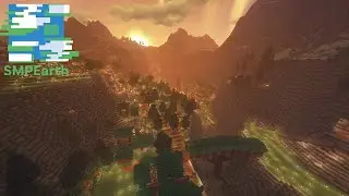 A tour of my SMP Earth Minecraft village - "Fairbanks, Alaska"