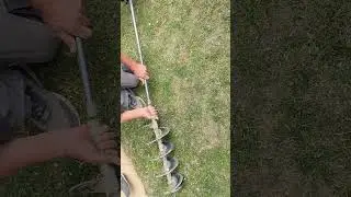 Stihl BT131 connecting a second extension and drilling