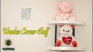 🏡Ahşap Köşe Rafı Nasıl Yapılır *DIY Wooden Corner Shelf* [Home Decor]