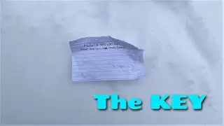 We Hid a Key Under a Foot of Snow!