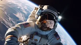 🌎 Incredible ISS Astronaut Spacewalk Go Pro 🚀 Space Ambient Music