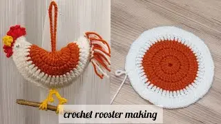 crochet rooster making. 🐓🐓🐓🐓🐓