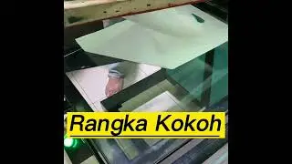 Mesin sablon plastik semi auto
