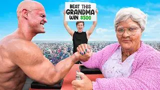 Beat My Grandma at Arm Wrestling, Win $500