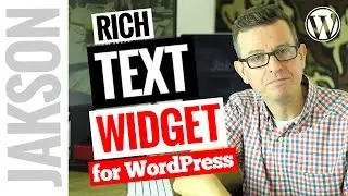 WordPress Text Widget - Black Studio TinyMCE Widget Tutorial 2017