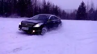 Teana 4WD на снегу