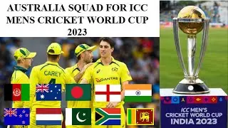Australia Squad | ICC Men's Cricket World Cup 2023 Squad Reveal/Unleashing the Aussie Firepower 🇦🇺🔥