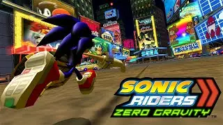 Sonic Riders Zero Gravity - '90s Boulevard - Sonic (Running Only) - Japanese - 4K HD 60Fps