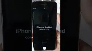 iphone is disabled connect to itunes😢 Problem pix #iphone