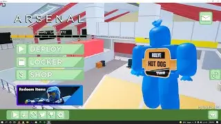 HOW TO GET THE HOTDOG SKIN IN ROBLOX ARSENAL | REAL