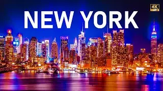 NEW YORK Drone In 8K ULTRA HD   UNITED STATES - A TRAVEL TOUR - UHD