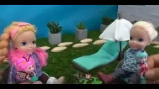 Elsa and Anna toddlers turn into Enchantimals
