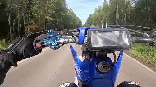 убийца мотоциклов  Yamaha yz 125 ощущения после surron x #enduro