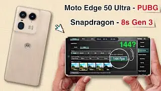 Moto Edge 50 Ultra Pubg Test | Snapdragon 8s Gen 3