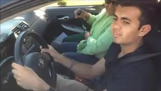 Kunal's First Driving Lesson 20th Aug 2014