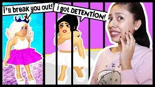 SNEAKING OUT OF DETENTION! THIS MIGHT END BADLY...  - Roblox Roleplay - Royal High School