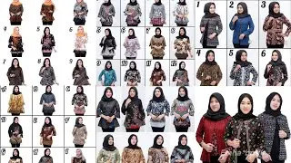 LATEST MODERN WOMEN'S BATIK TOP MODELS SUITABLE FOR MUSLIM WOMEN AND OFFICE WEAR