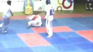world of pakistan taekwondo national event adil bin talat vs arif mehmood army 2008 .wmv