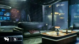 CyberPunk Apartment Interior - Unreal Engine Level Design - Marketplace Asset Pack
