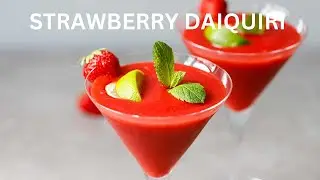 Strawberry Daiquiri Cocktails!