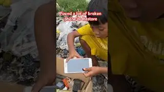 I found a lot of broken phone to restore #shorts