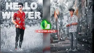 Snapseed Winter Snowfall Photo Editing ☃️ / Snapseed Photo Editing  Trick - AF EDIT