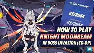 Honkai Impact 3 - How to use Knight Moonbeam as DPS in Boss Invasion Coop.