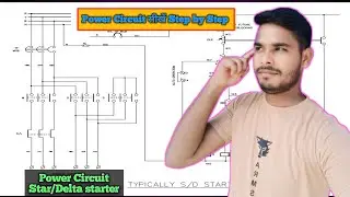 power circuit star/delta starter | star delta starter power wiring | power circuit see live