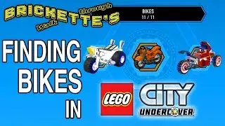ALL 11 BIKES Locations in LEGO City Undercover Vehicle Tokens in the BIKES Category PLS SEE DESCRIPT