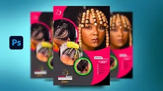 How to create a Beauty Salon Flyer skillfully! / PHOTOSHOP TUTORIAL