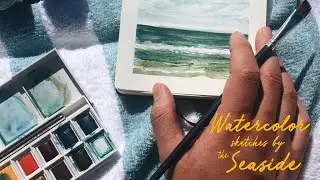 Watercolor Sketches by the Seaside // Travel Art Supplies & Art Vlog // Fort Myers, Florida