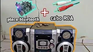 como fazer uma adaptação [ bluetooth ] para o seu SOM , com ajuda do cabo RCA !