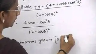 Application of Derivatives Increasing and Decreasing Functions 03