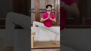 How to do middle split yoga pose  ( tutorial)with chair techniques 