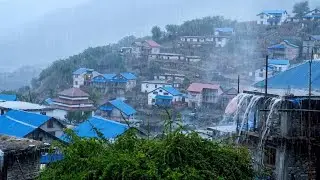 Inside Nepal’s Rural Village Life|Local Kitchen|TraditionalCook|shepherd Life|Heavy snow faill' Time